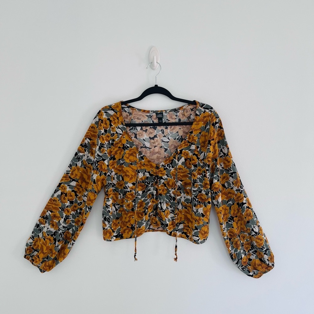 Long Sleeve Cropped Top